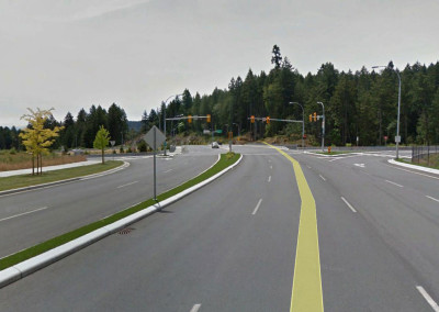 Leigh Road at Highway 1 Overpass, Victoria, British Columbia